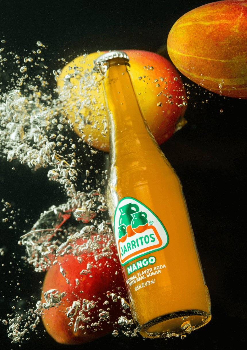 Газировка с ярким вкусом mango